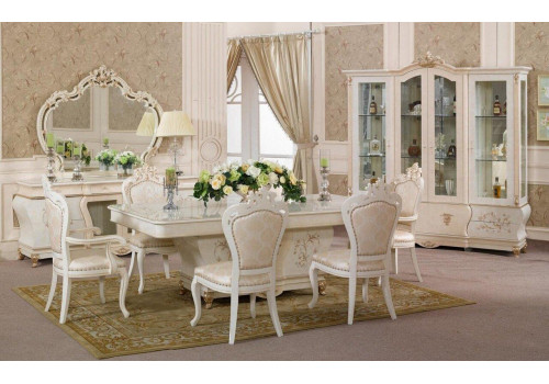 Витрина 4-дверная  Теодора TEODORA 3868  , беж