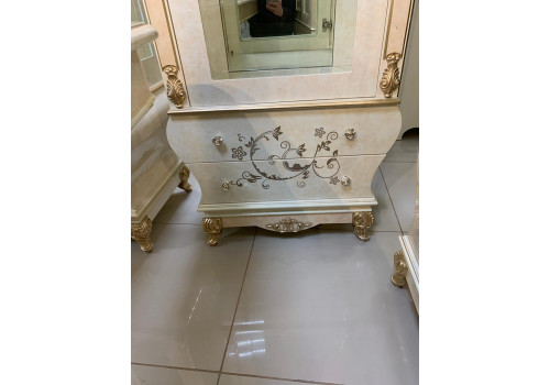 Гостиная  Теодора TEODORA 3868 , с 2-дверной витриной, беж