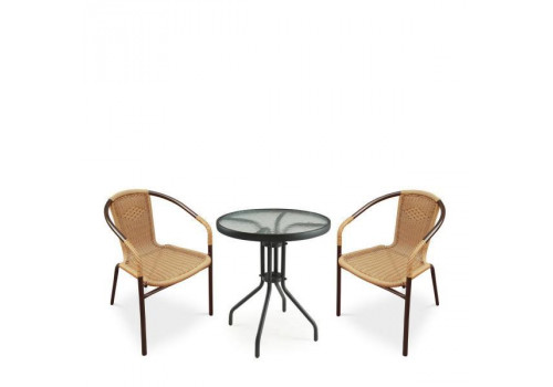 Комплект мебели  Асоль-1LB TLH-037С-TLH060RR-D60 Light Beige (2+1)