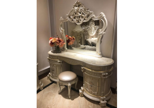 Стол туалетный С/З ВЕРДИ VERDI 3916, слоновая кость
