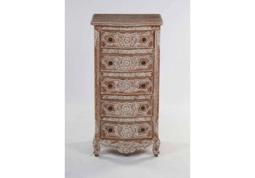 Комод Versaille MK-3267-CE 60х46х119 см Античный бежевый