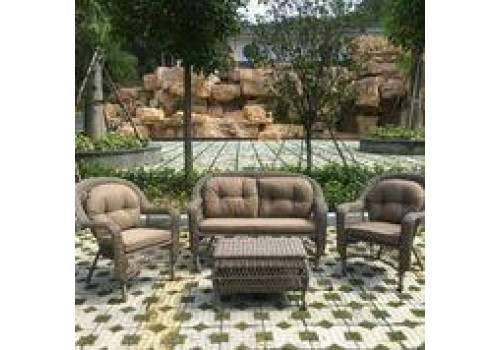 Плетеный комплект для отдыха LV520BB Beige/Beigeg