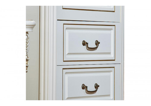 Гостиная Мадлен (ТВ тумба, пенал пр. и лев.) крем