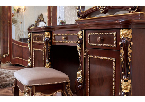 Спальня Констанция темный орех 5-ств 1,8м