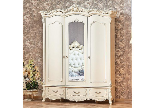 Спальня Элиза Люкс крем 3-ств 1,6м