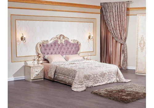 Кровать Аманда корень дуба/орех фарина 160х200