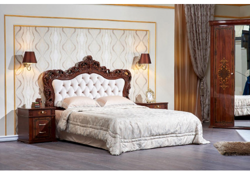 Кровать Аделаида орех фарина 160х200