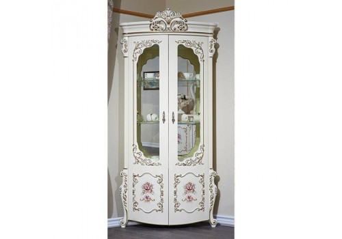 Витрина угловая «Венеция CLASSIC»  крем