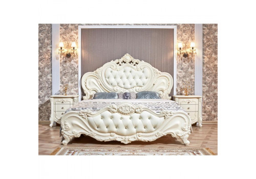 Кровать Элиза Люкс крем 160х200