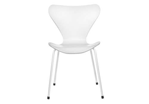 Стул Seven Style белый с белыми ножками