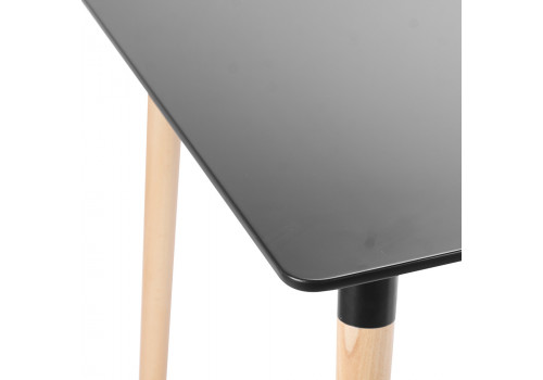 Стол Summer 80х80x75см, чёрный