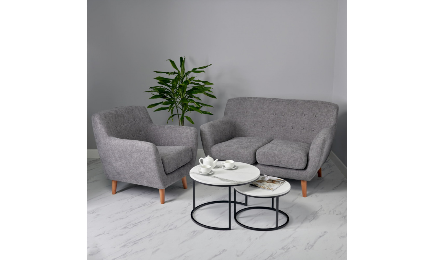 Диван Picasso двухместный горчичный, шенилл – Bradex home