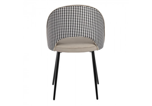 Стул Leo латте с жаккардом