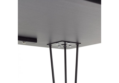 Стол Solution 120x80х75,5см, чёрный