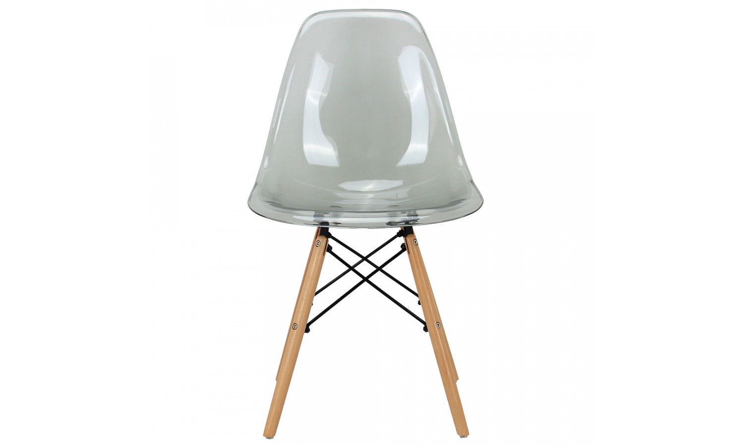 Стул Eames прозрачный серый