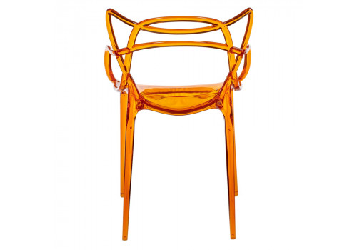 Стул Masters прозрачный оранжевый