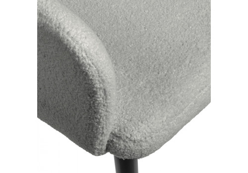 Стул Bruno светло-серый, искусственный мех