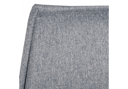 Стул Soft серо-голубой с чёрным, рогожка