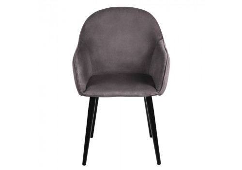 Стул Frida тёмно-серый велюр