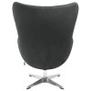 Кресло EGG STYLE CHAIR графит, искусственная замша