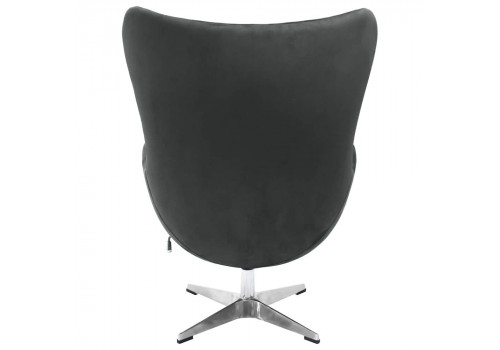 Кресло EGG STYLE CHAIR графит, искусственная замша