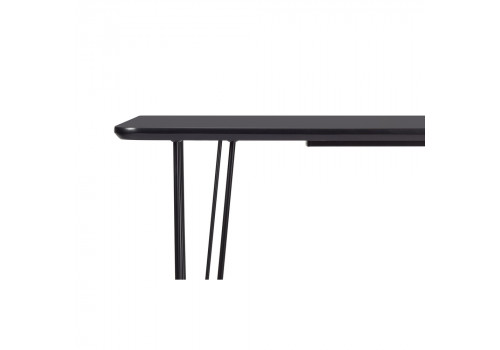 Стол Solution 120x80х75,5см, чёрный