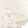 Стол Vito раскладной 120-184x80x75см, керамогранит белый мрамор, белый