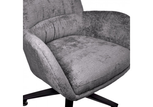 Кресло Teddy серый шенилл