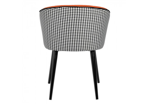 Стул Paola оранжевый с жаккардом