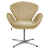 Кресло SWAN STYLE CHAIR карамельный, искусственная замша