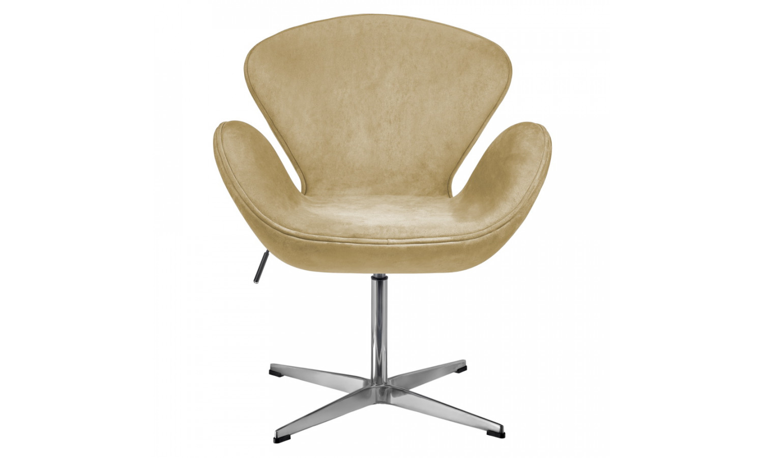 Кресло SWAN STYLE CHAIR карамельный, искусственная замша