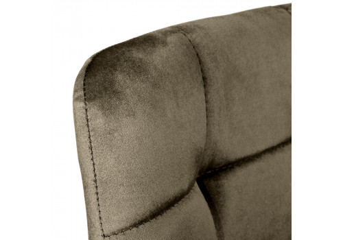 Стул Easy тёмно-коричневый с ножками под дерево