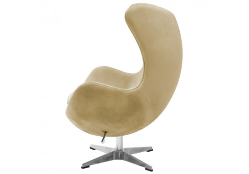 Кресло EGG STYLE CHAIR карамельный, искусственная замша