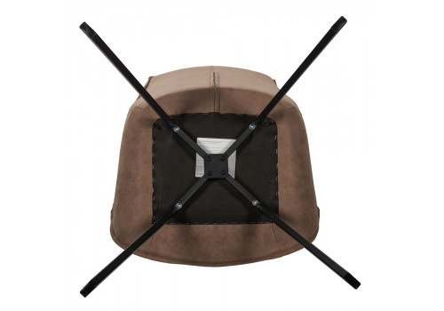 Стул Soft коричневый, искусственная замша