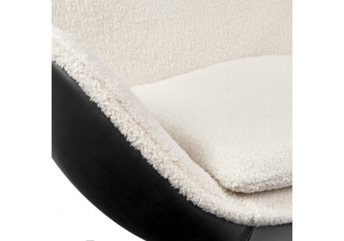 Кресло EGG STYLE CHAIR черный, экокожа