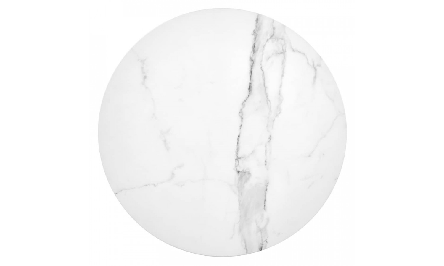 Набор кофейных столиков Tango белый мрамор с белыми ножками, 2шт