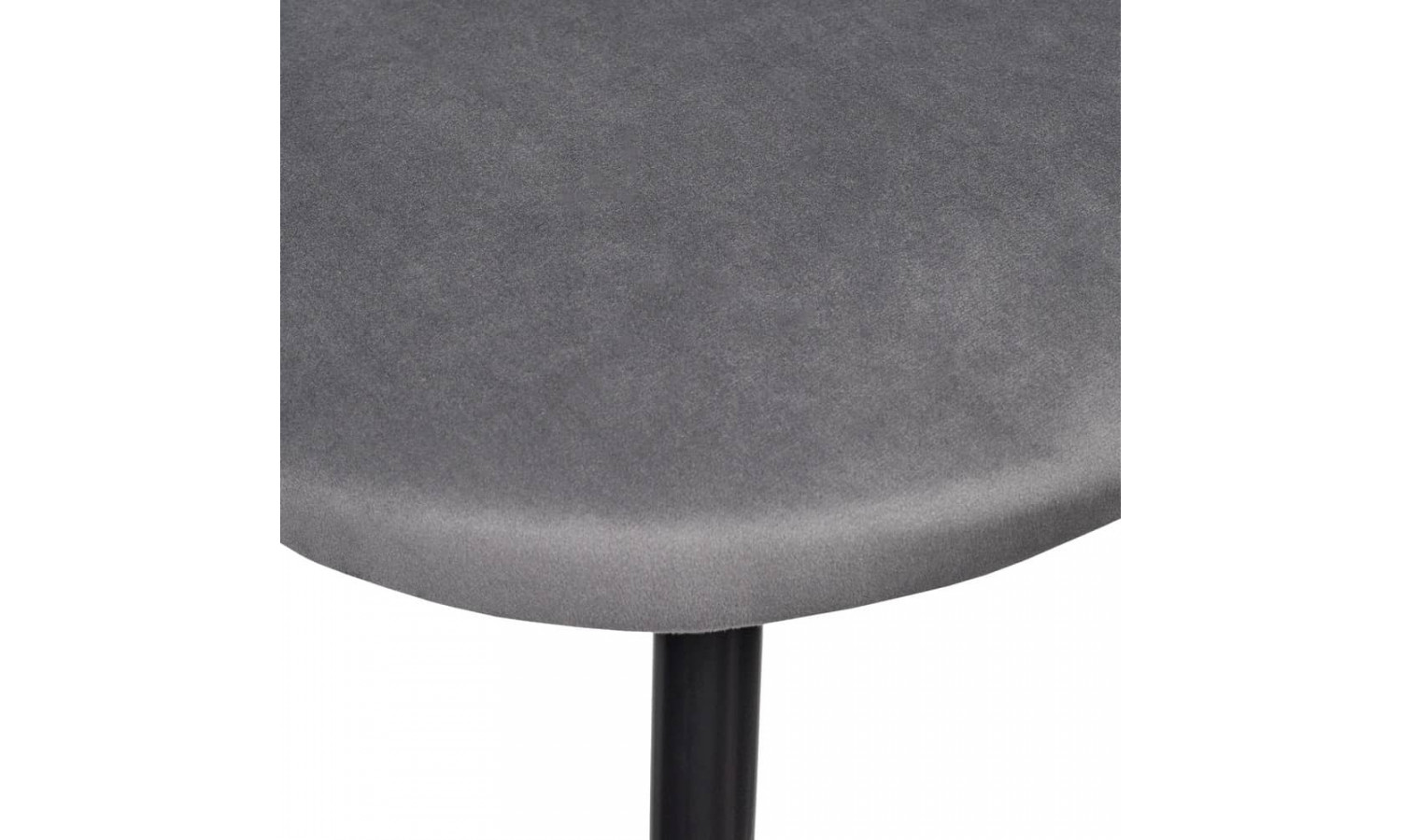 Стул полубарный Leo темно-серый