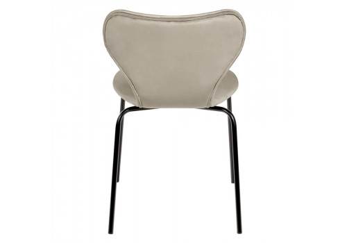 Стул Seven Style латте велюр с чёрными ножками
