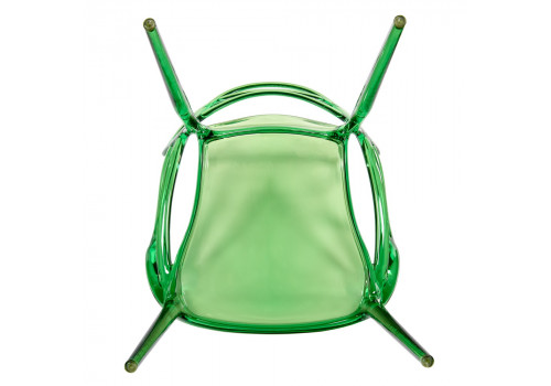 Стул Masters прозрачный зелёный