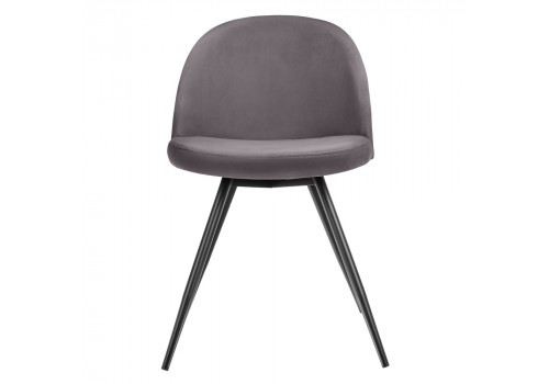 Стул Vivian графит с черными ножками