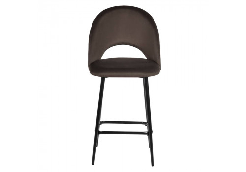 Стул полубарный Leo кофейный
