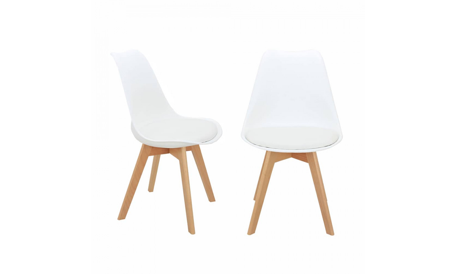 Комплект из 2-х стульев Eames Bon белый