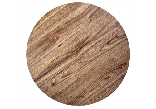 Набор кофейных столиков Tango орех и серый мрамор с чёрными ножками, 2шт