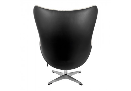 Кресло EGG STYLE CHAIR черный, экокожа