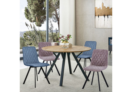 Стул Mate сизо-табачный