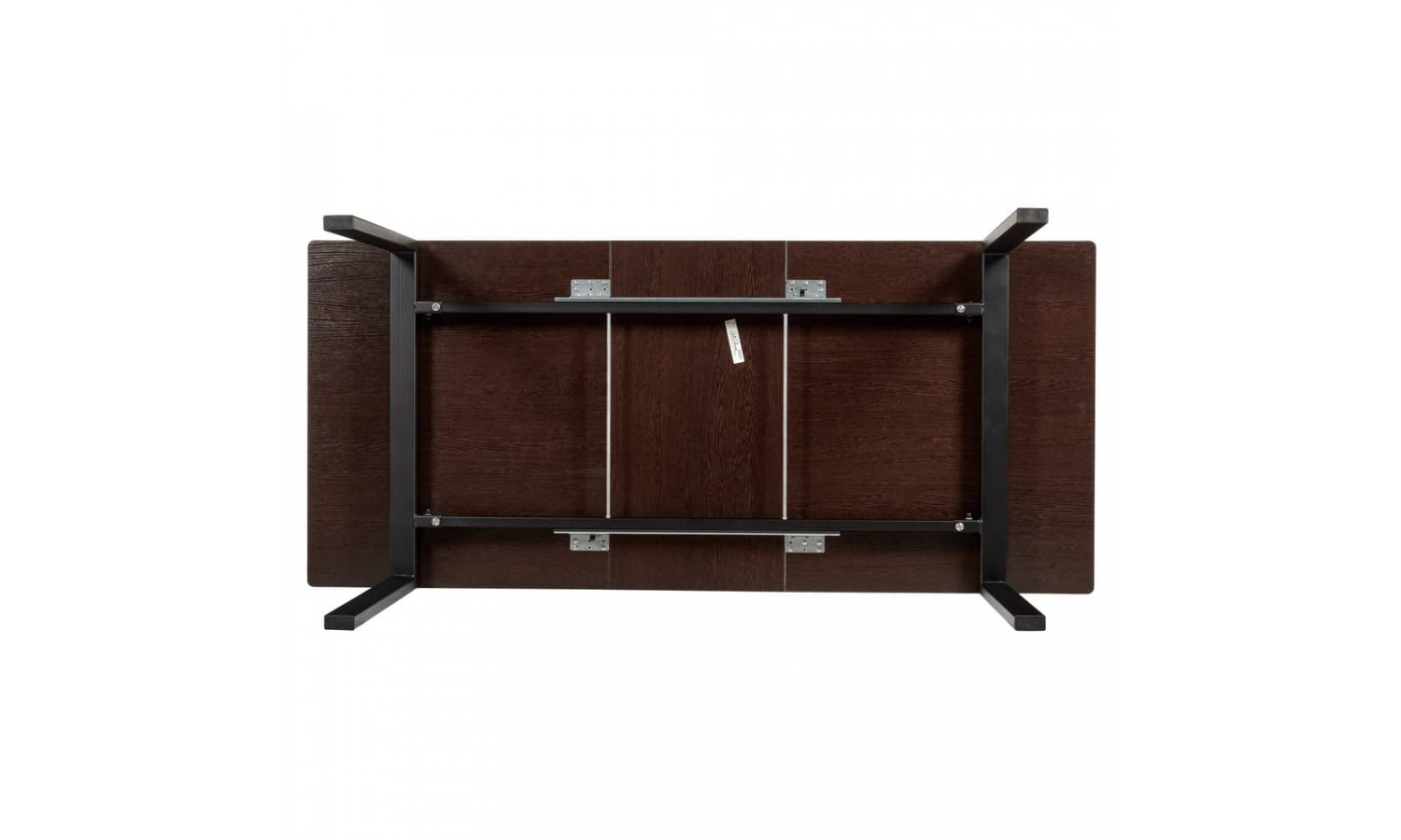 Стол Areal раскладной 140-180х80х75 чёрный мрамор с чёрными ножками