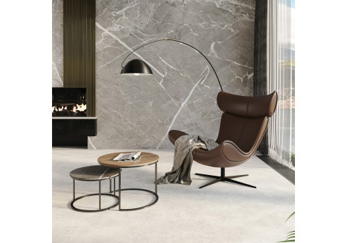 Кресло TORO коричневый, экокожа