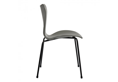 Стул Seven Style серый с чёрными ножками