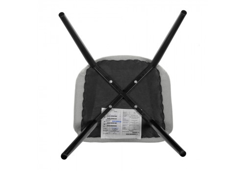 Стул Bruno светло-серый, искусственный мех