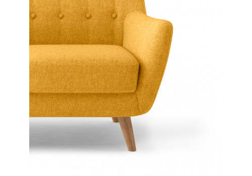 Диван Picasso двухместный горчичный